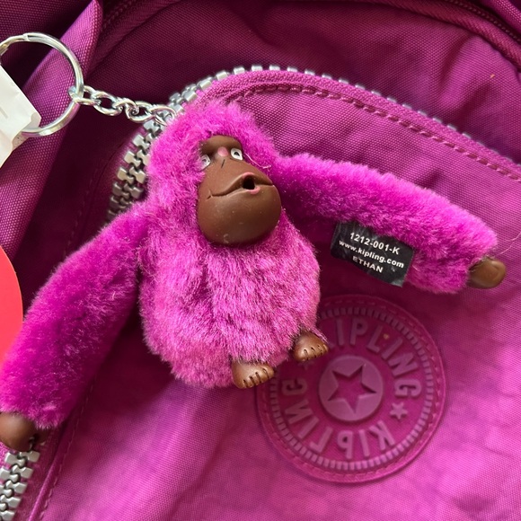 NEW KIPLING RIDGE ZIPTOP BACKPACK - COOL PURPLE NWT Hiking School Travel BP2128 - Picture 3 of 7